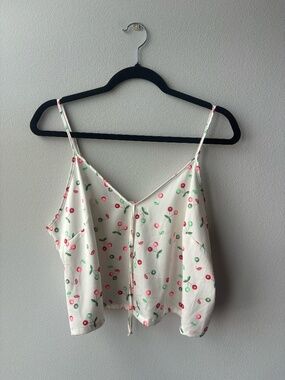 L Colsie Cherry Tank Top